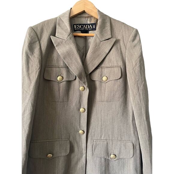 Escada‎ Wool Pants Suit - Picture 4 of 15